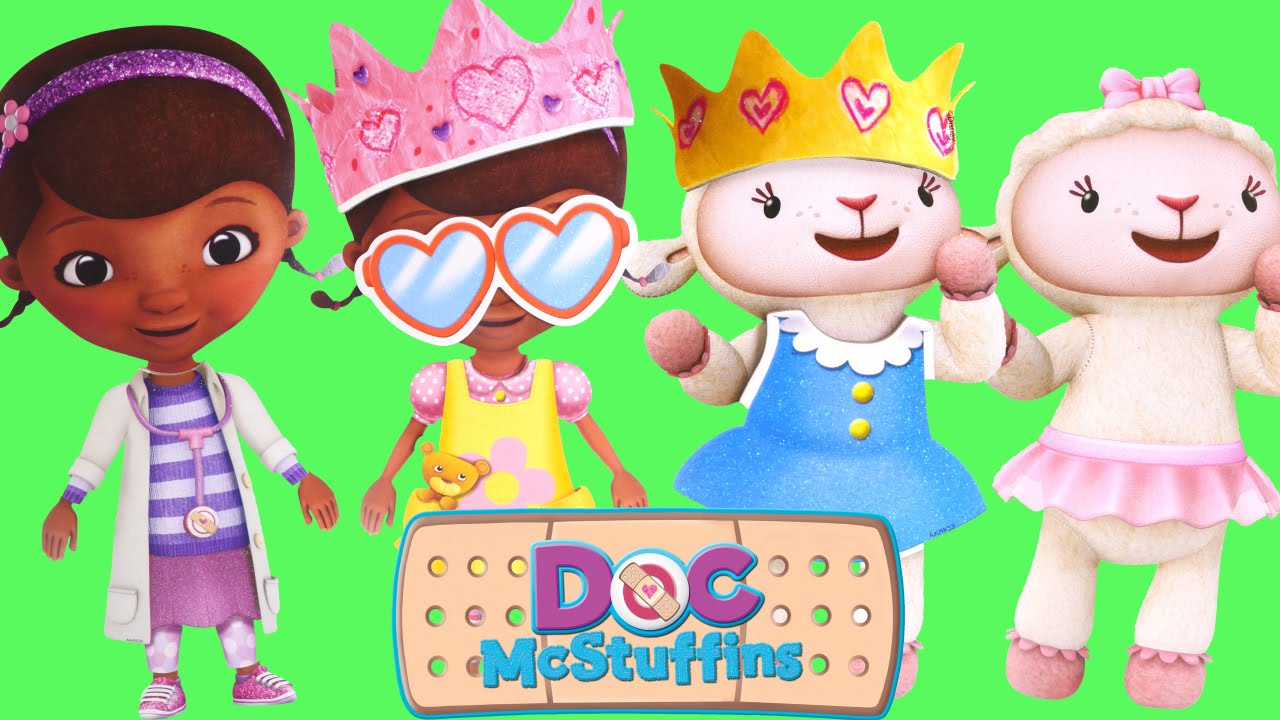Doc McStuffins Magnetic Dress Up Lambie --- Disney Junior Decorate and Design Toys
