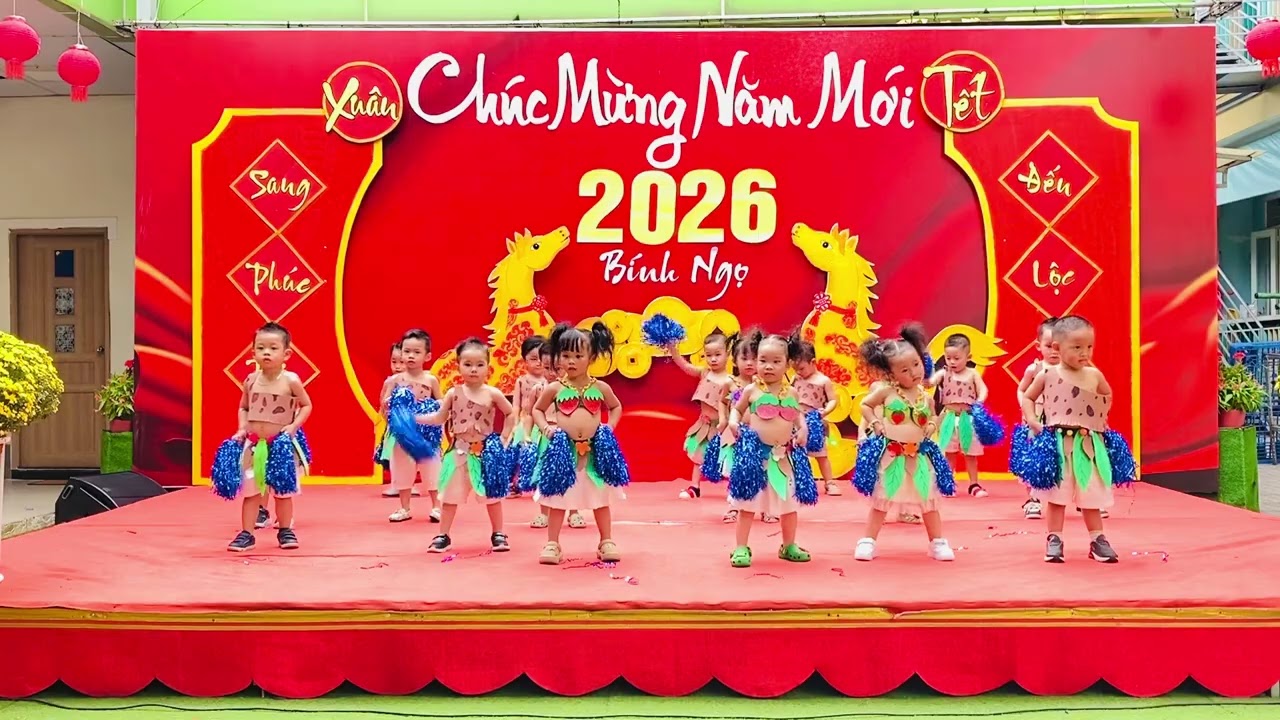 Múa Tarzan &jane, lớp Nhà trẻ 2
