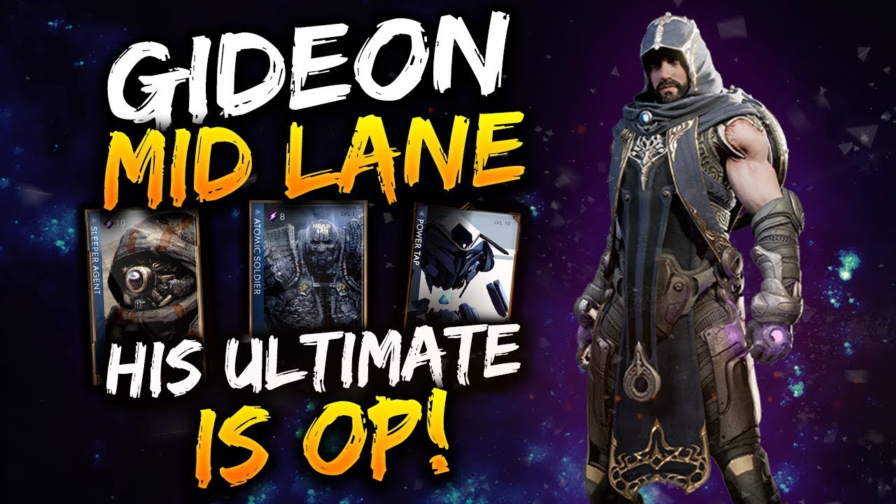 Игровой процесс Paragon Gideon - ЕГО УЛЬТИМАТИВНАЯ СИЛА!!!