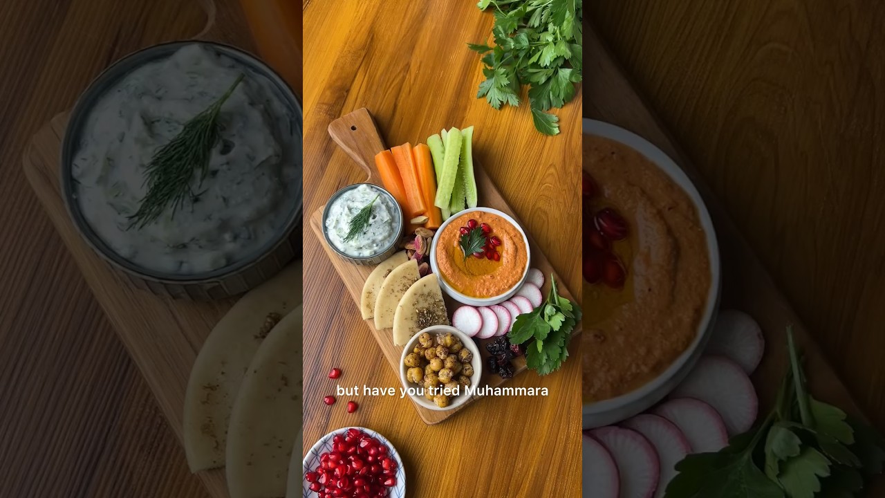 Muhammara & Tzatziki Dips 😍