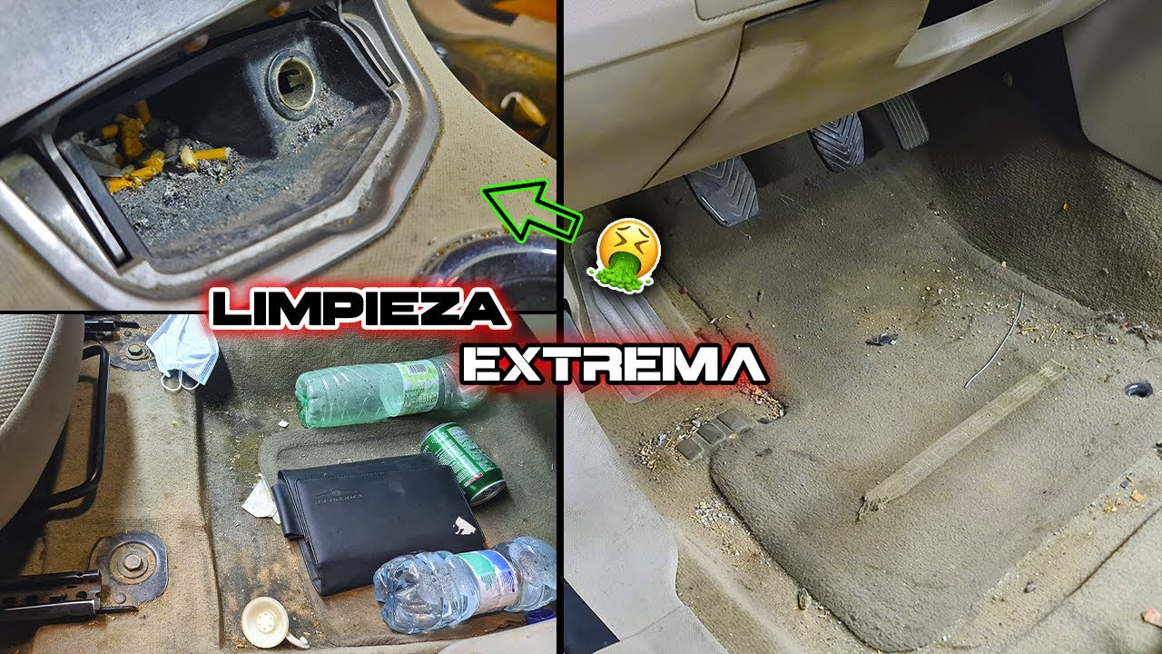 LIMPIEZA PROFUNDA al Coche mas ASQUEROSO que he Visto NUNCA🤮