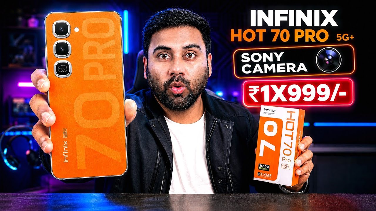 Infinix HOT 70 Pro 5G+ Indian Varient is Officially Here 🔥