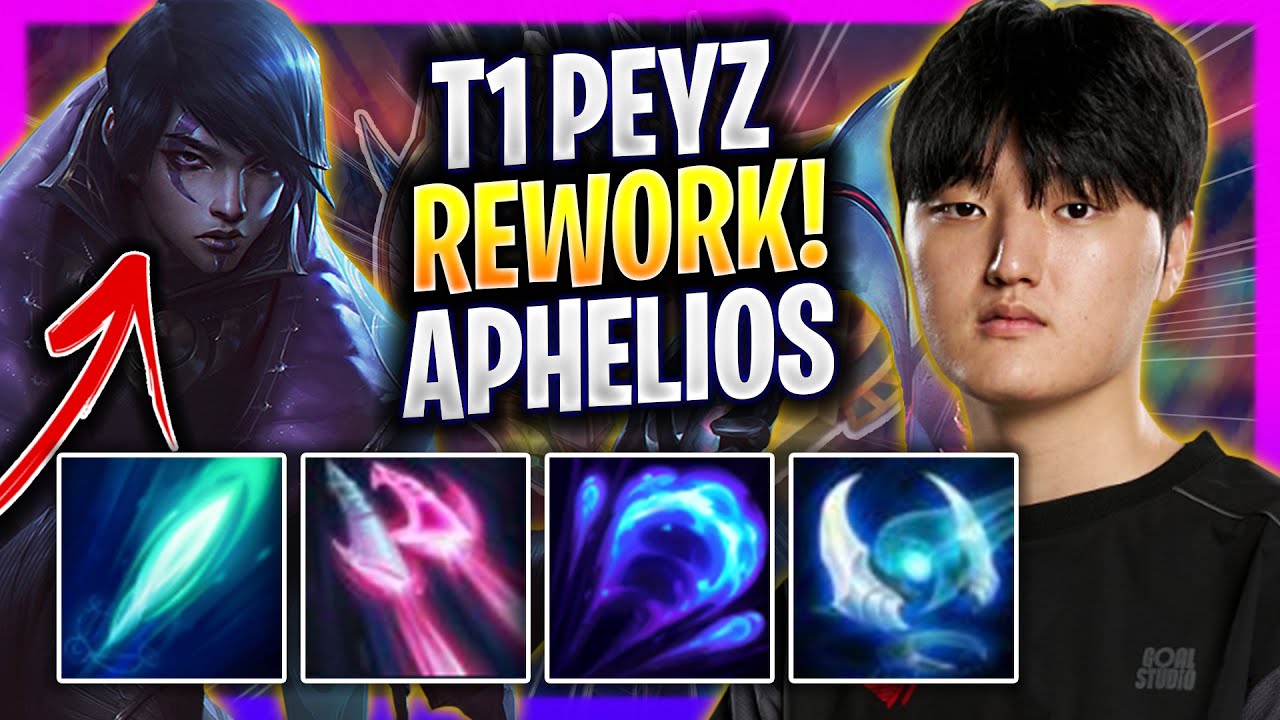 T1 PEYZ TRIES APHELIOS WITH NEW REWORK! - T1 Peyz Plays Aphelios ADC vs Yunara! | Season 2026