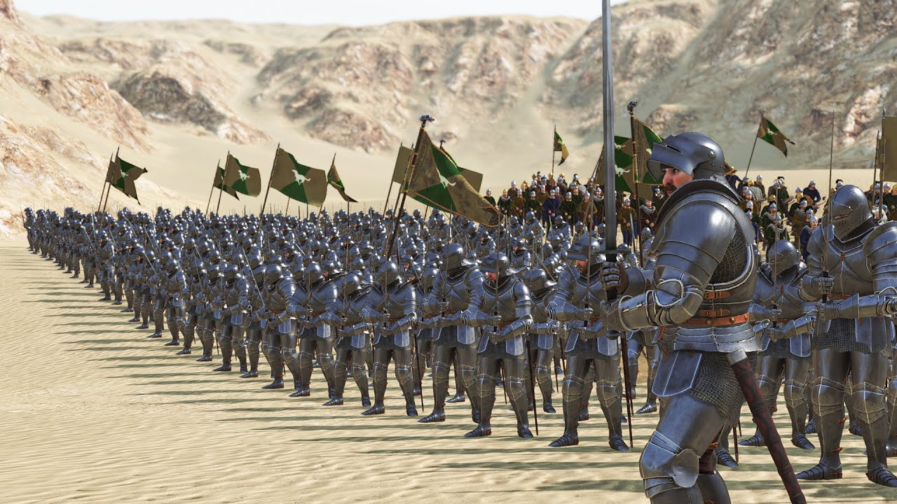 1000 Iron Knights vs 1000 Roman Legionaries – Ultimate Clash of Eras | Mount & Blade 2