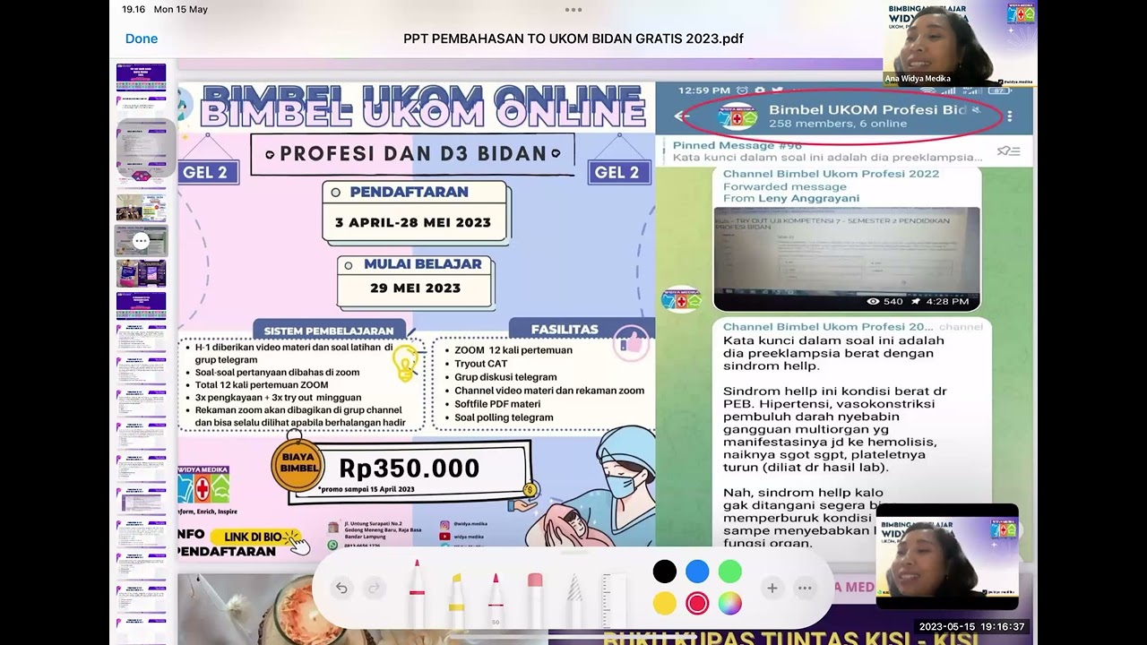 Bahas Kisi-Kisi Soal Ukom Bidan