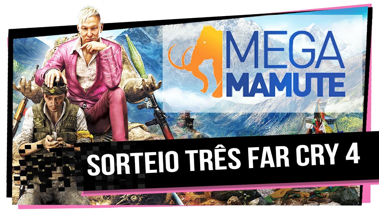 Sorteio de tr&ecirc;s Far Cry 4 - Mega Mamute