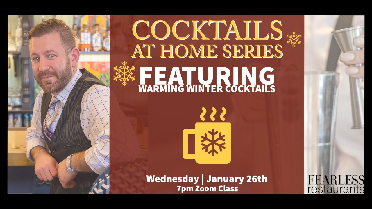 Cocktails at Home: Warming Winter Cocktails