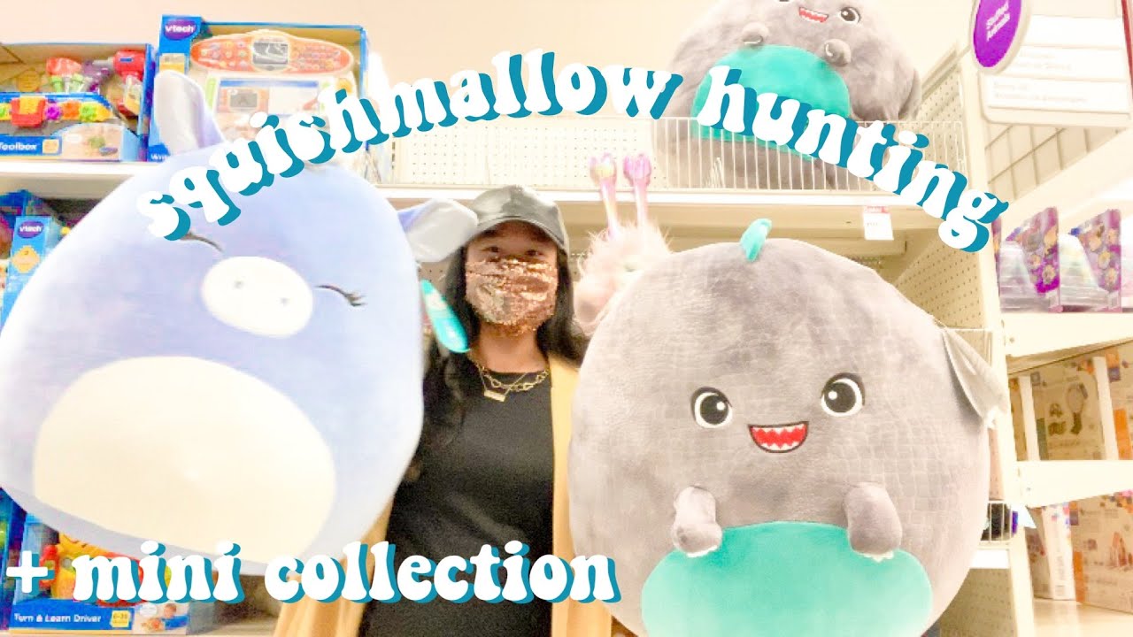 squishmallow hunting for my giveaway + mini squishmallow collection