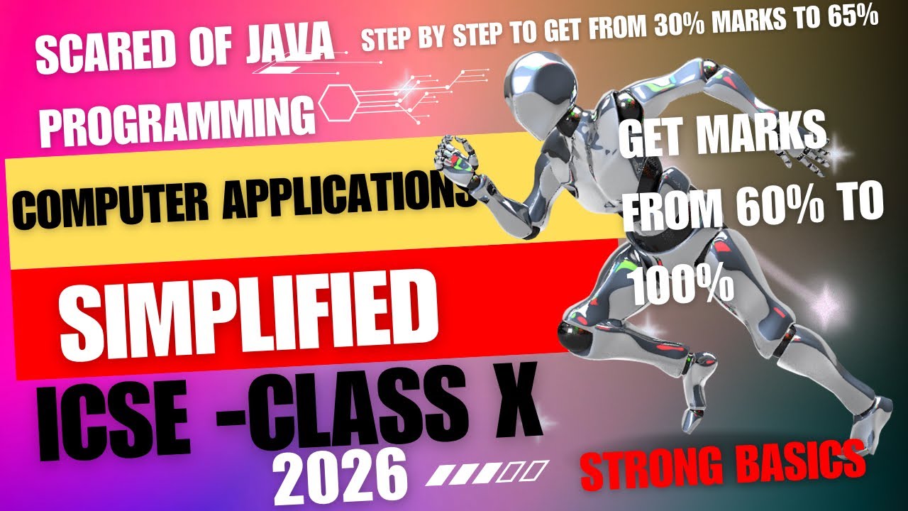 ICSE Class 10 Computer Applications | Master Section B Class-Based Programs | Guaranteed 20+ marks