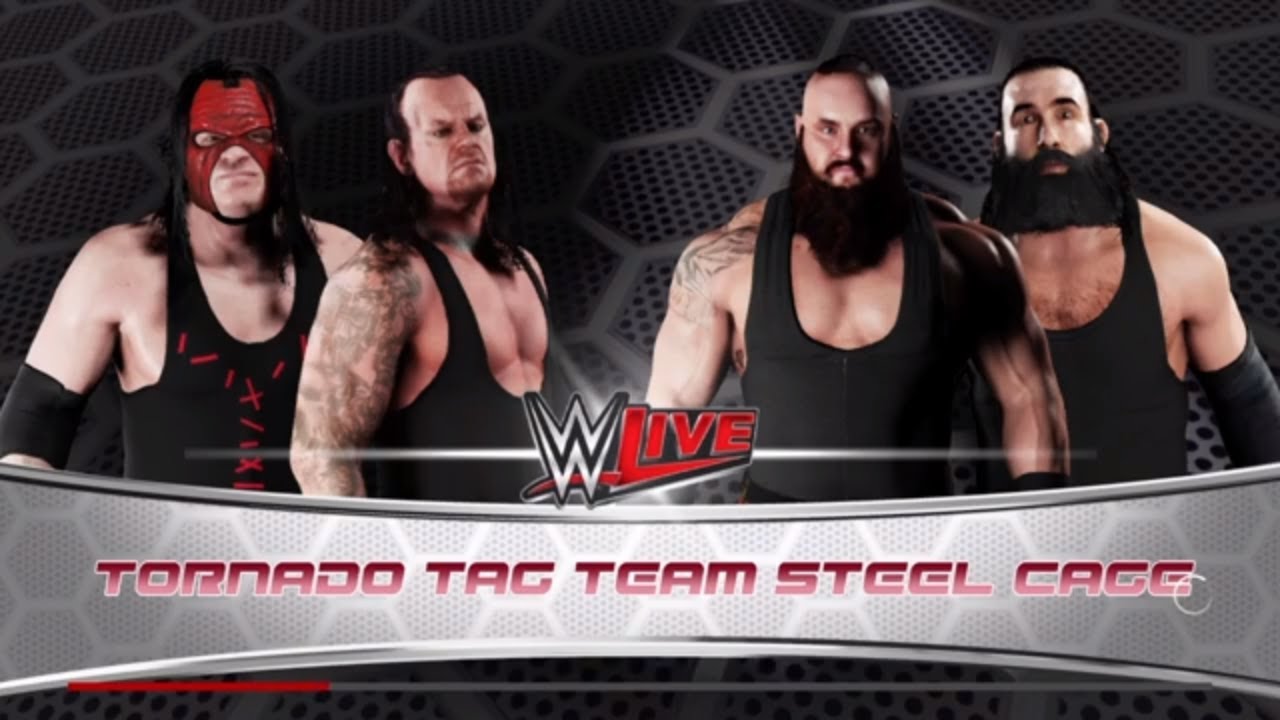 WWE 2K18 The Undertaker,Kane VS Braun Strowman,Luke Harper Requested Steel Cage Match