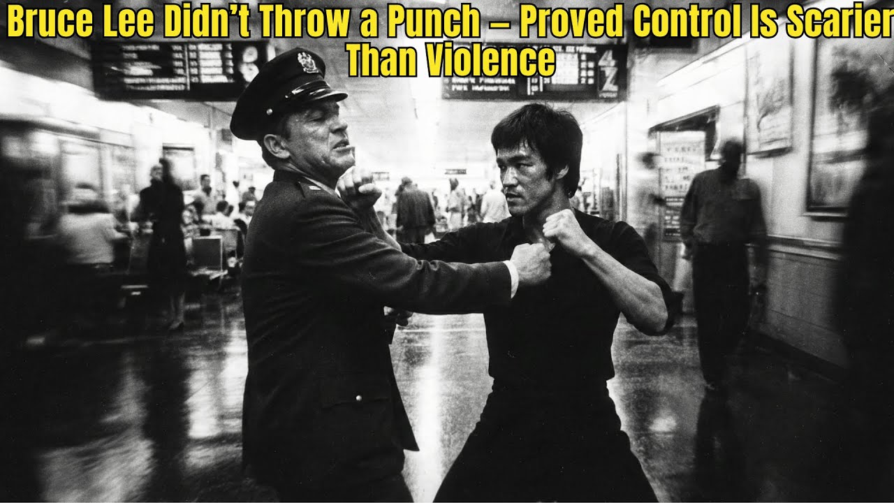 Bruce Lee Didn’t Throw a Punch — Proved Control Is Scarier Than Violence