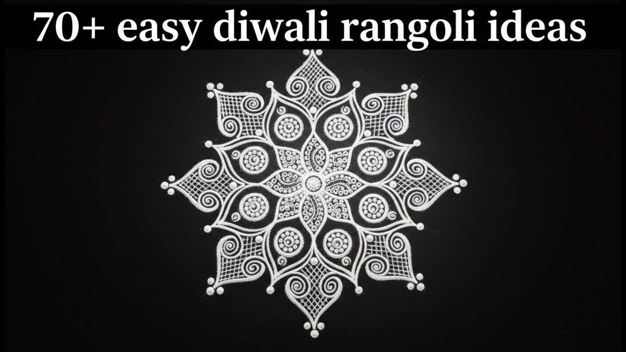 70+ easy diwali rangoli ideas