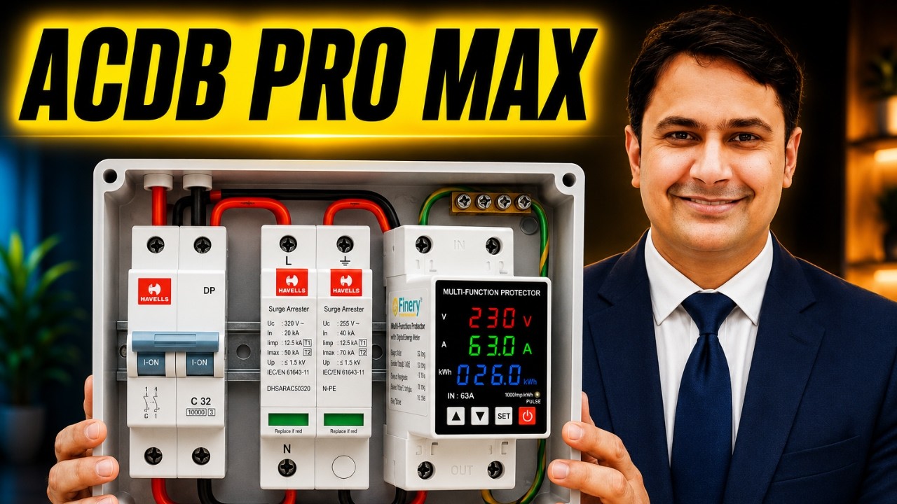 87.  Solar Inverter Protection Upgrade | ACDB Pro Max | Over Voltage + Lightning Protection
