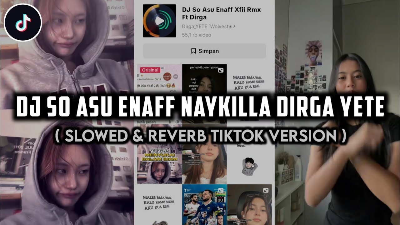 DJ SO ASU ENAFF SOUND DIRGA YETE SOUND TREND - SLOWED REVERB TIKTOK KANE