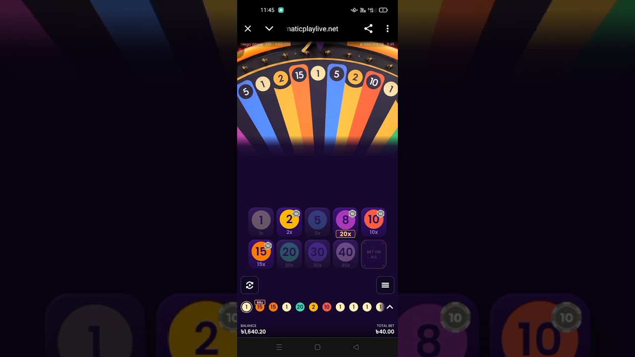 Wheel Of Luck && 15 Number 88x win Done🤪🤪