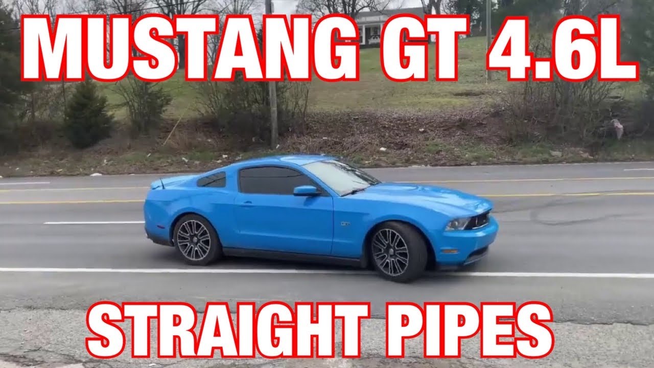 2010 Ford Mustang GT DUAL EXHAUST w/ STRAIGHT PIPES!