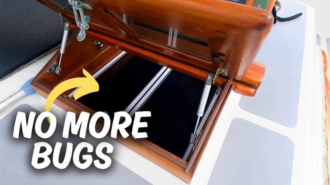 How to Make a Screen for a Boat Hatch, Ep-251