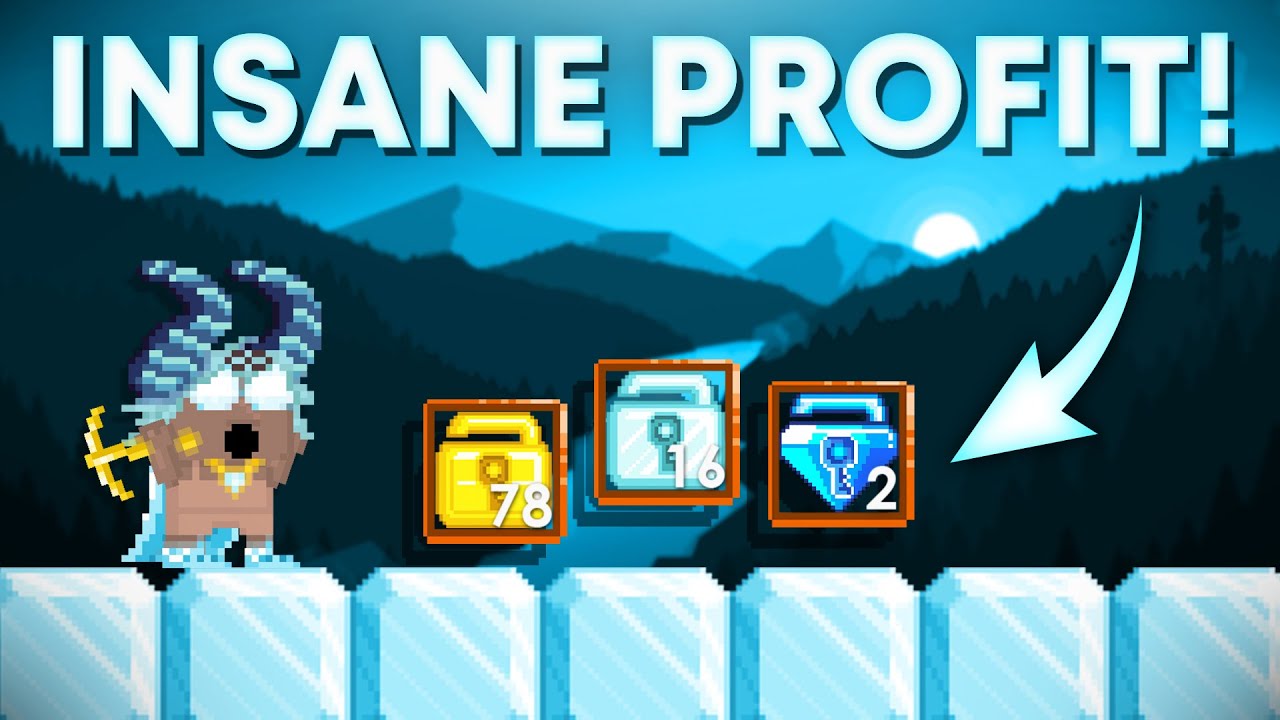INSANE PROFIT In Growtopia! How To Get RICH FAST In 2022! (EASY DLS!)