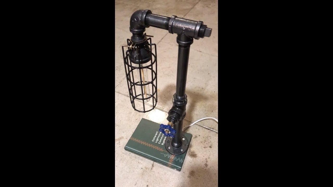 DIY how to wire a pipe lamp