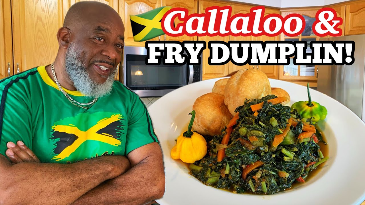 How to make Callaloo & Fried Dumpling! | Deddy's Kitchen