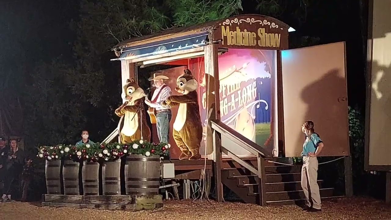 December 30, 2022 Chip and Dale Campfire Sing-a-long at Fort Wilderness Campground