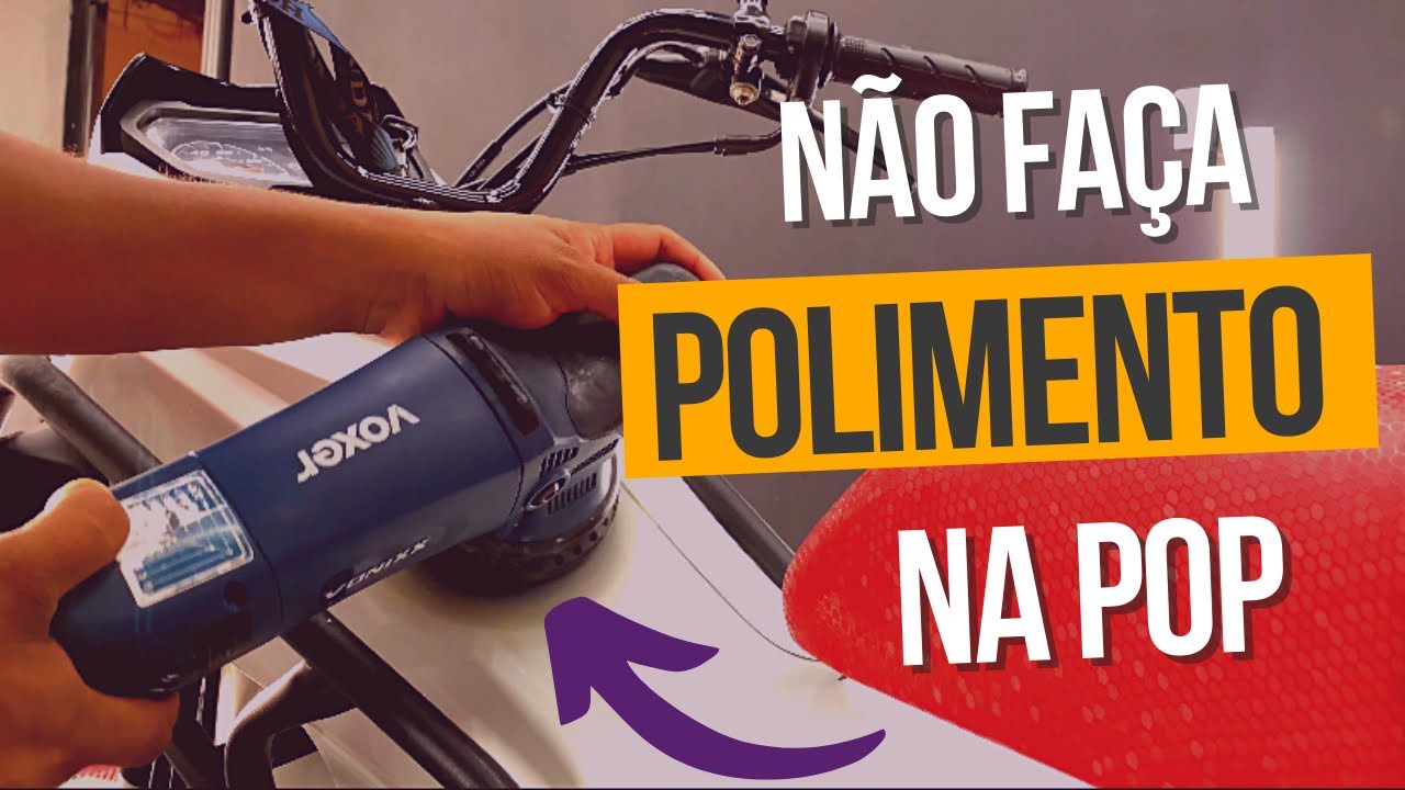 POR ISSO QUE VOCÊ NUNCA DEVE POLIR SUA HONDA POP 110I