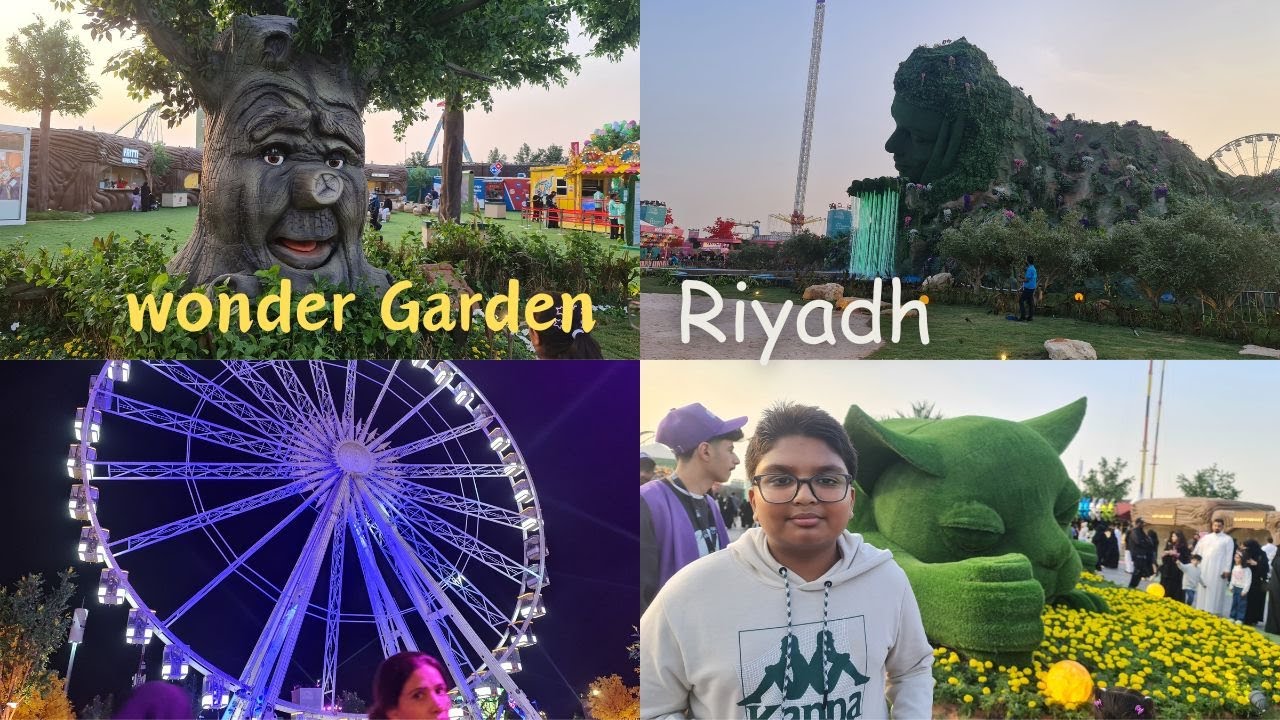 Riyadh Season 2023 | Wonder Garden | Modern Night Life in Saudi Arabia  | حديقة العجائب