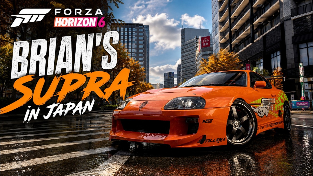 Toyota Supra MK4 F&F | Forza Horizon 6 | Steering wheel gameplay