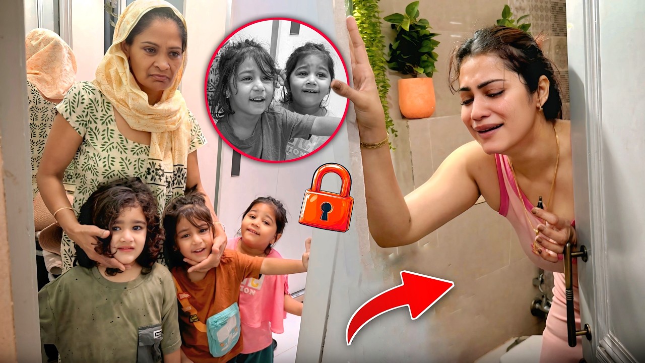 bathroom mai lock ho gayi golu