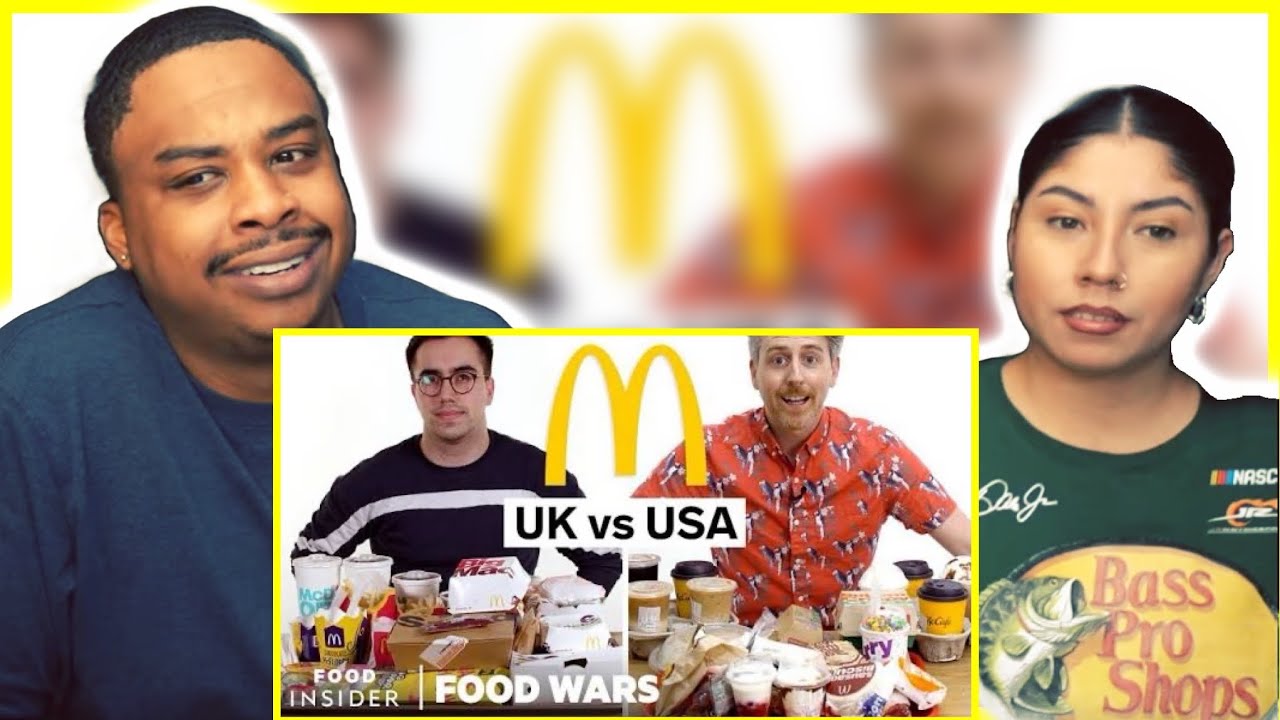 AMERICANS REACT TO US VS UK McDonalds: SHOCKING SIZE DIFFERENCE