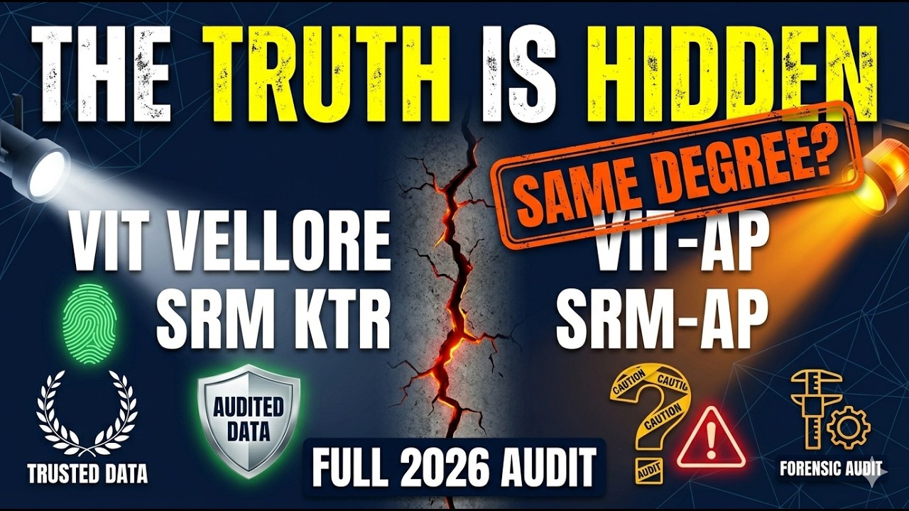 SRM KTR против SRM AP и VIT Vellore против VIT AP: Вся суровая правда