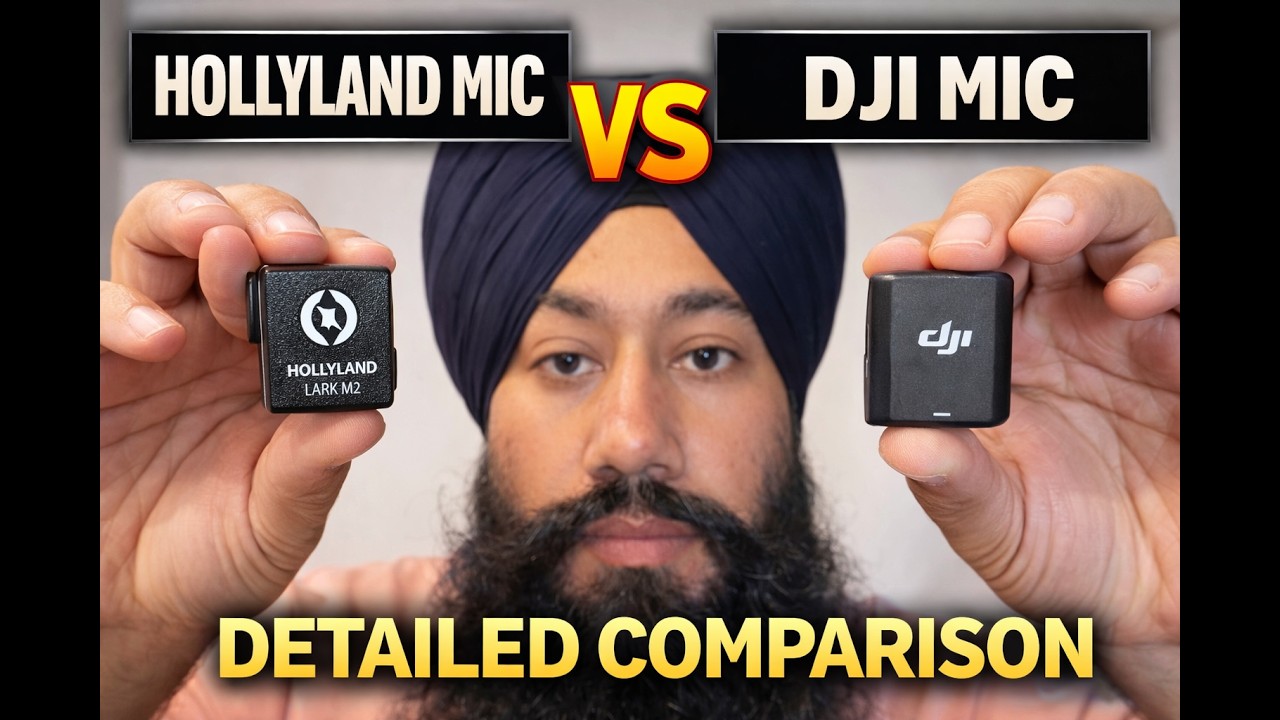 Hollyland microphone vs DJI microphone || best microphone for YouTube video