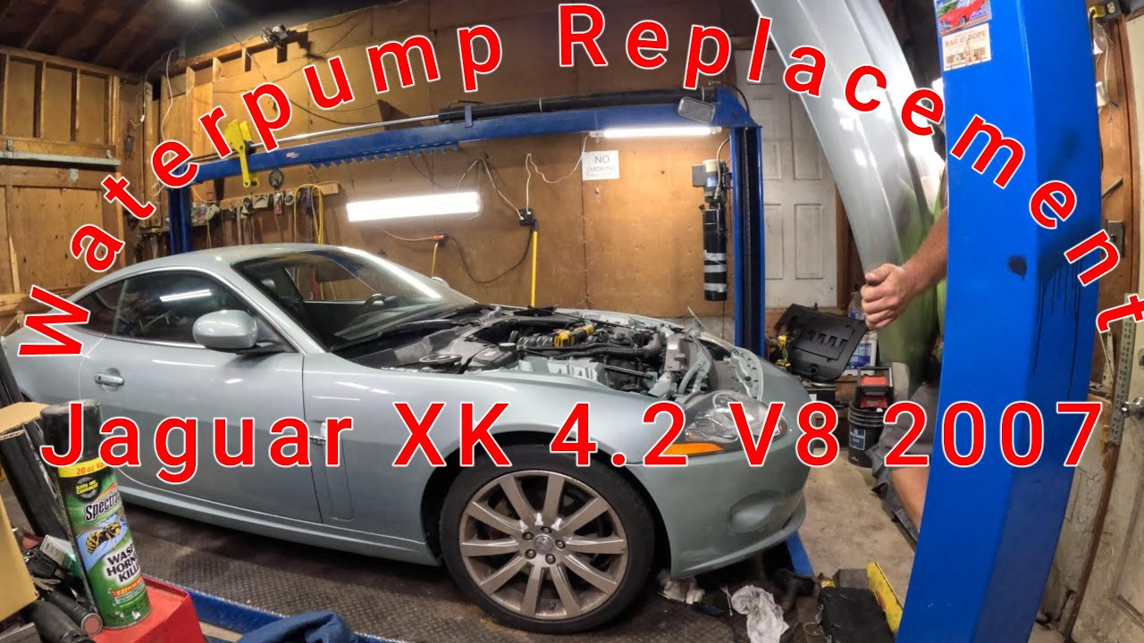 Waterpump replacement on 2007 Jaguar XK 4.2 V
