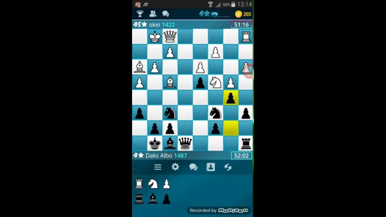 Schach online Gameplayer DaKs Albo vs okei HD