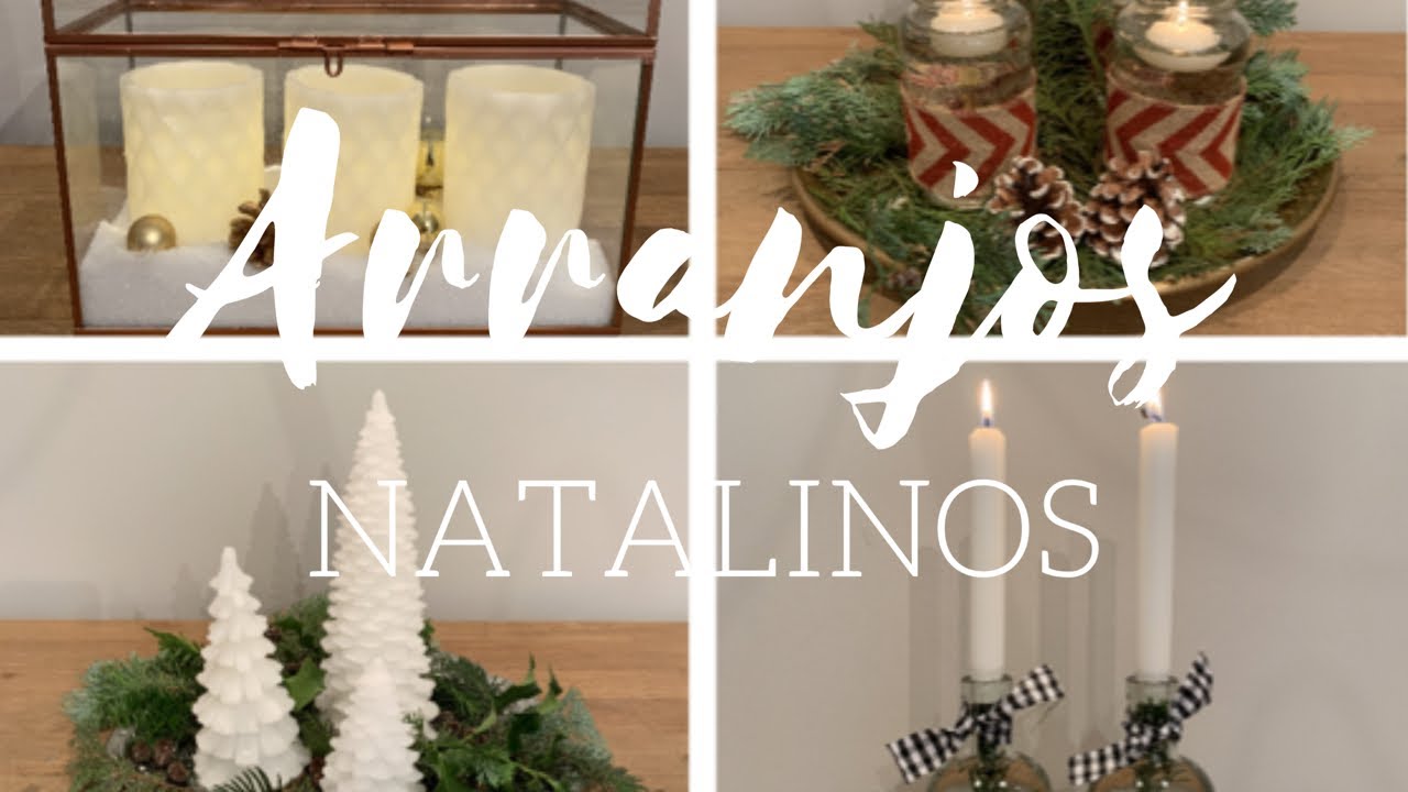 Arranjos natalinos muito fáceis - 4 sugestões