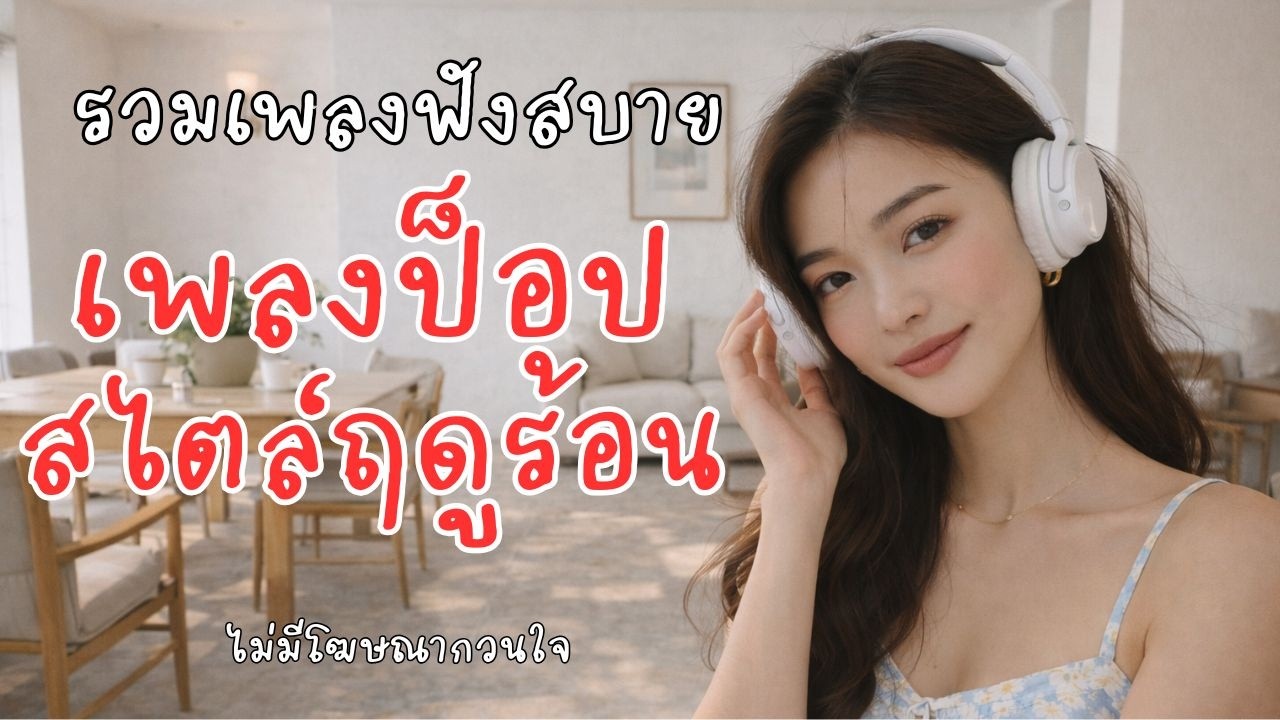 รวมเพลงไทยป็อป สำหรับหน้าร้อน เพลงเพราะๆฟังสบาย 🌞 | Thai Summer Pop Vibes (Feel Good / Chill)