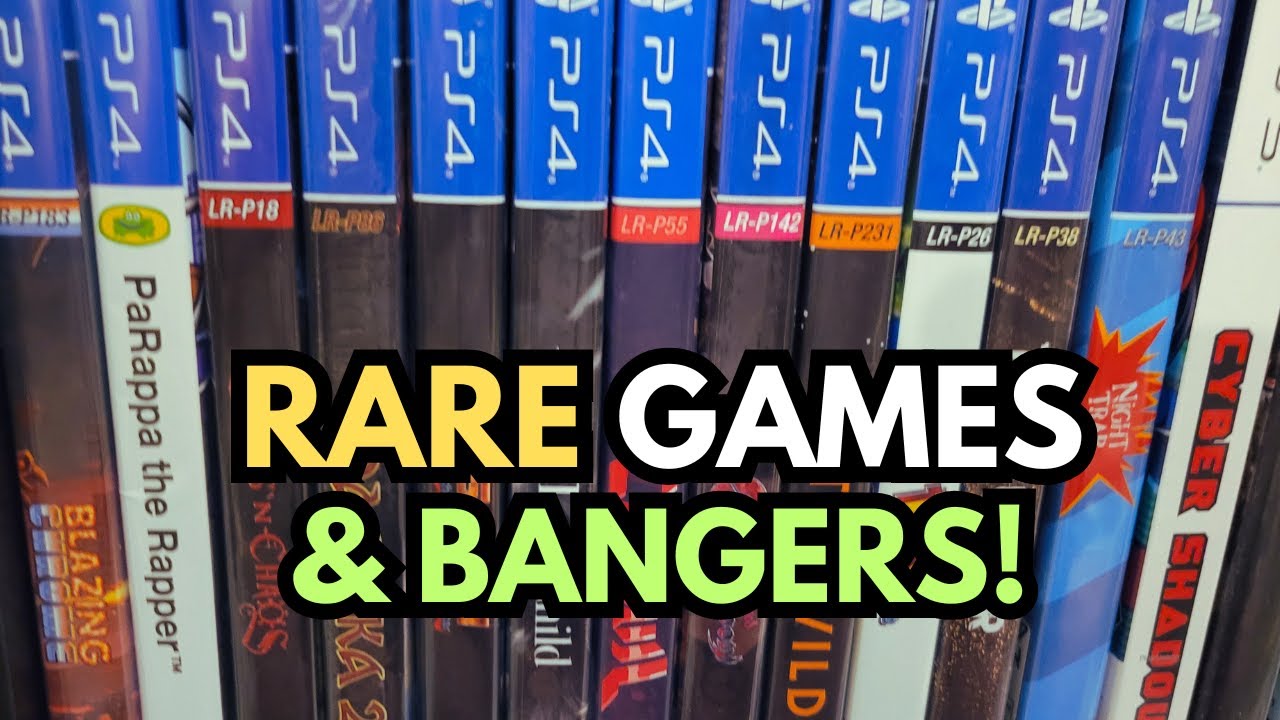 My Entire PS4 Collection and ALL the RARE Games