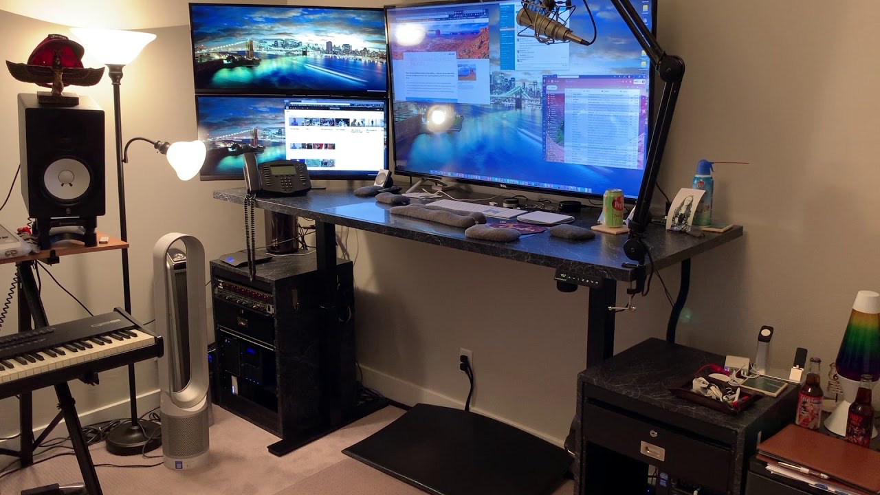 Autonomous Stand-Up Desk DIY Kit. Make your desk a stand-up desk!