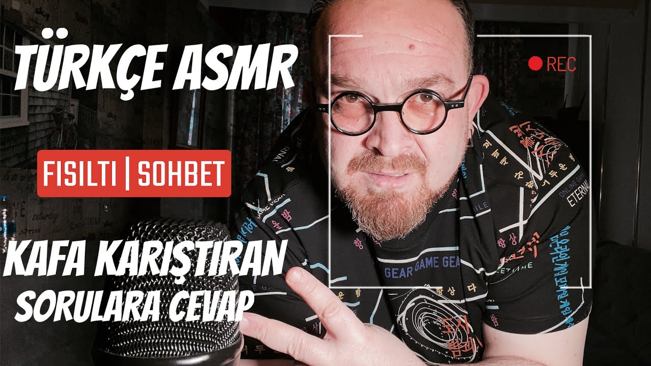 TÜRKÇE ASMR | FISILTI | KAFA KARIŞTIRAN SORULARA CEVAP #asmr #türkçeasmr