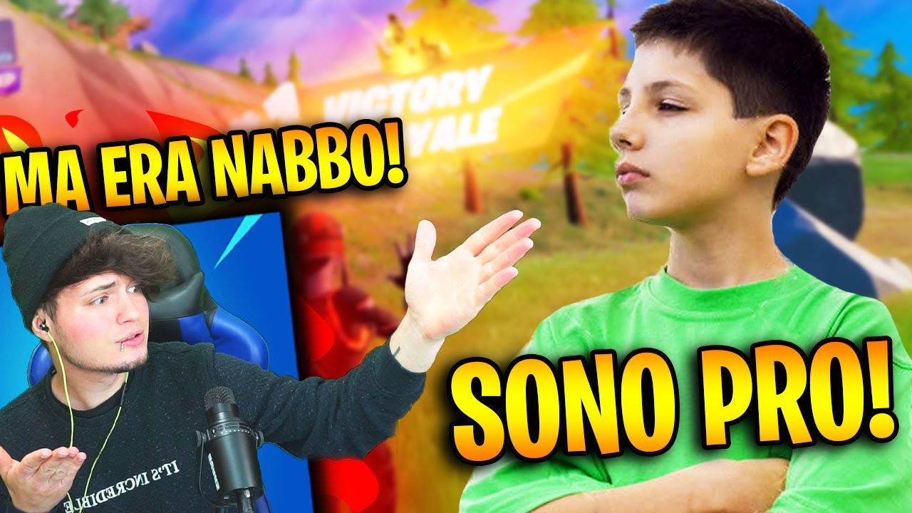 SEMBRAVA NABBO, lo INSULTIAMO e SI RIVELA ESSERE un PRO FORTISSIMO! GUARDATE!
