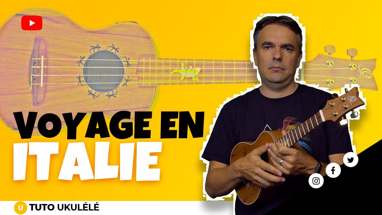 Voyage en Italie укулеле — Урок для начинающих 🎵