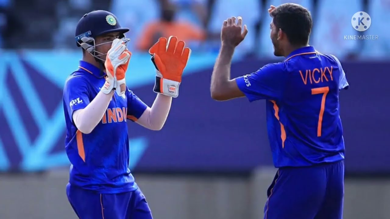 India 🇮🇳win the U19 world cup final cricket match 2022