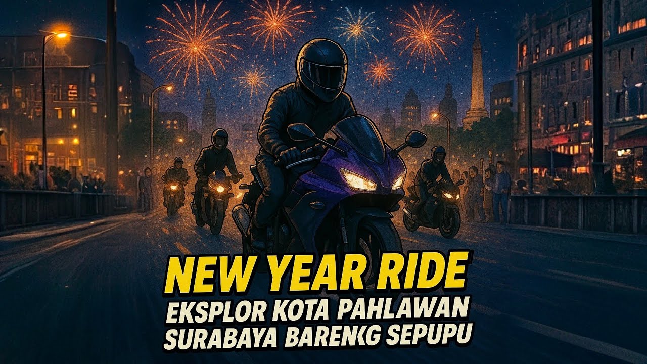 New Year Ride! Eksplor Kota Pahlawan Surabaya Bareng Sepupu