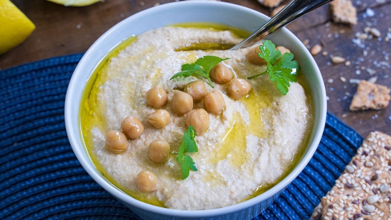 Orientalisches HUMMUS Rezept in unter 5 Minuten!