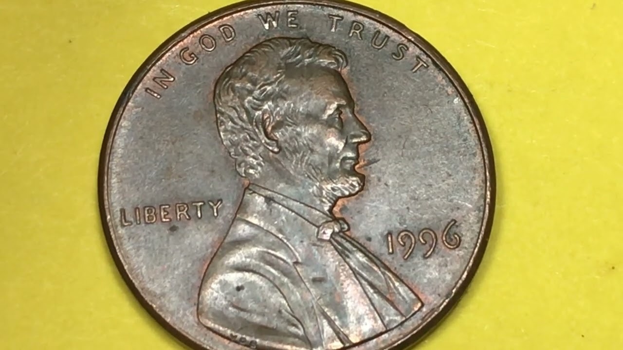 $1Billion Minted US 1996 Lincoln Pennies - United States One Cent Coins