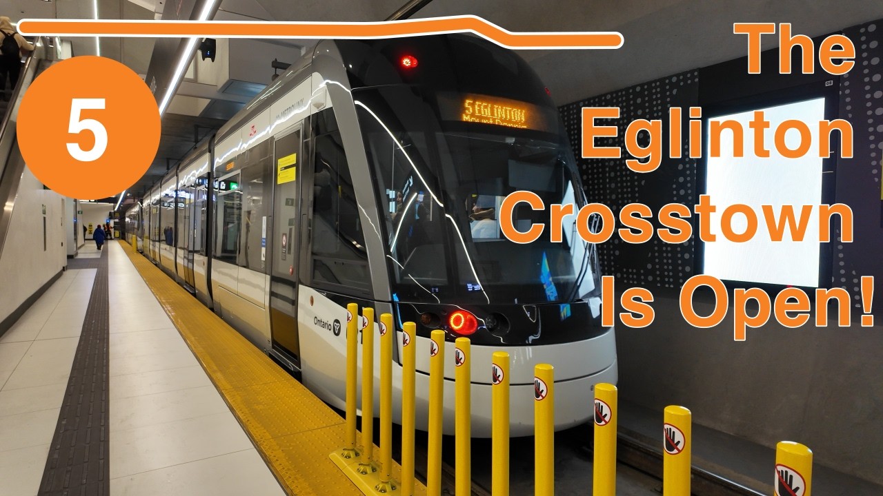 На борту поезда Eglinton Crosstown!