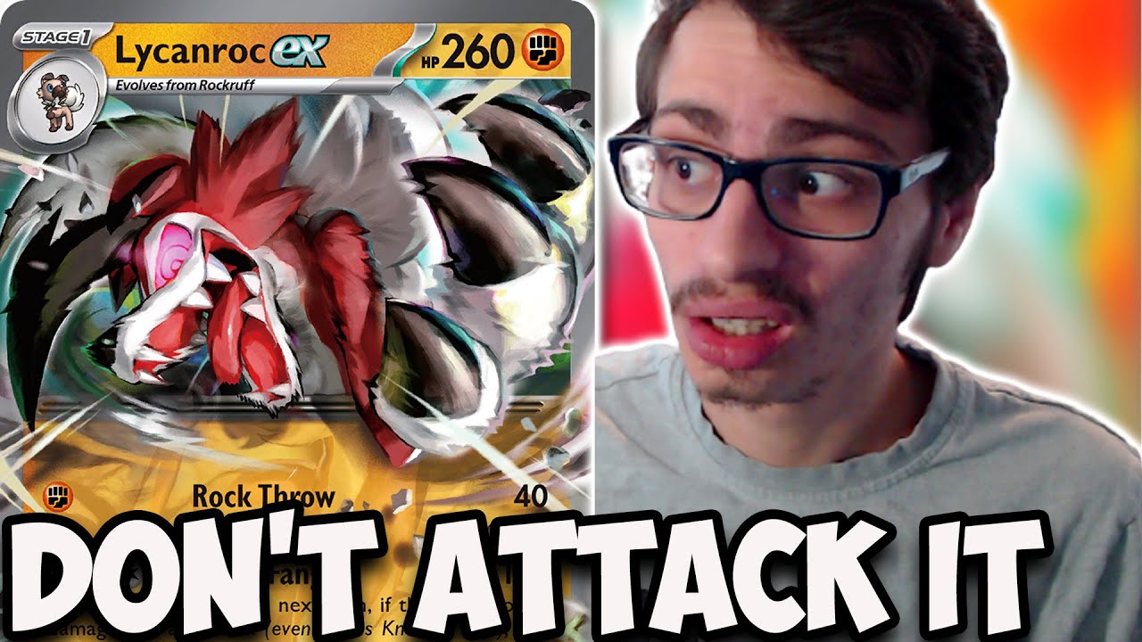 DON'T Attack Lycanroc ex! Scary Fangs Turbo Fighting Build Paldea Evolved PTCGL