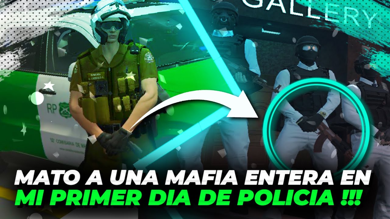 ME TIROTEA UNA MAFIA Y LOS ABATO A TODOS !! l PRIMER DIA DE CARABINERO l GTA V ROLEPLAY