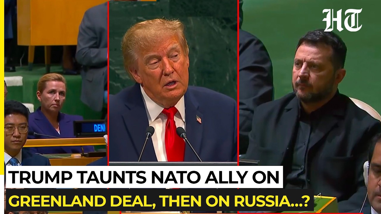 Генассамблея ООН: реакция Зеленского и премьера Дании на то, как Трамп подкалывает союзника по НА...