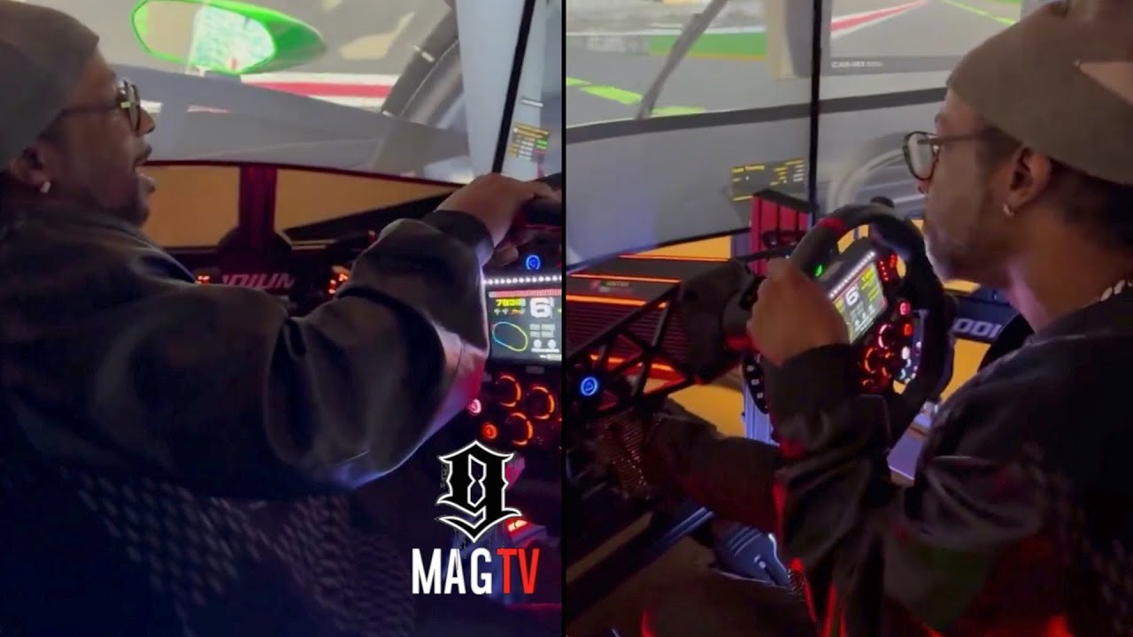 Katt Williams Is Even Funny In A NASCAR Driving Simulator! 🏎